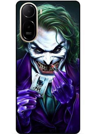 Чехол силиконовый бампер для xiaomi poco c81 pro с рисунком joker джокер