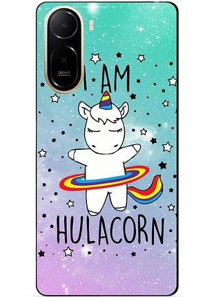 Силіконовий чохол бампер для xiaomi poco c81 pro з малюнком єдиноріг поні