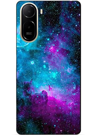 Силіконовий чохол бампер для xiaomi poco c81 pro з малюнком галактика космос
