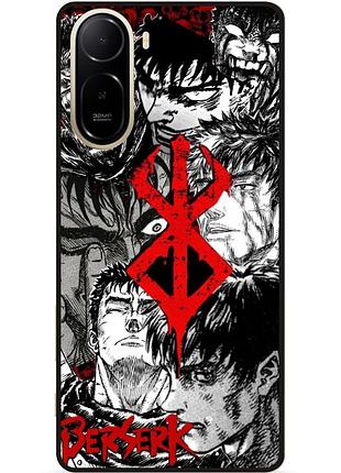 Силиконовый бампер чехол для xiaomi poco c81 pro berserk берсерк манга