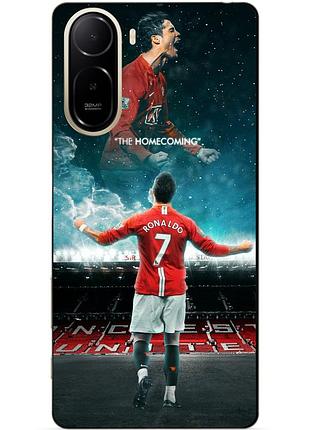 Чехол силиконовый бампер для xiaomi poco c81 pro с рисунком роналдо мю ronaldo