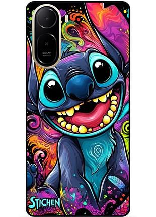 Чехол силиконовый бампер для xiaomi poco c81 pro с рисунком стич stitch