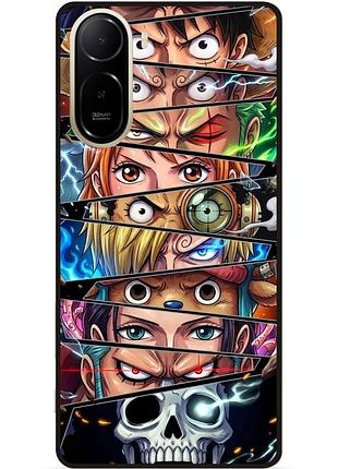 Силиконовый бампер чехол для xiaomi poco c81 pro с рисунком one piece большой куш