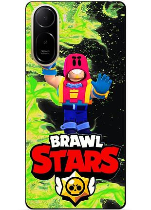 Силіконовий бампер чохол для xiaomi poco c81 pro з героєм бравл гром brawl