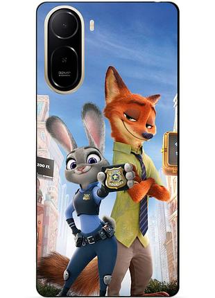 Силіконовий чохол бампер для xiaomi poco c81 pro з малюнком джуді зверополіс zootopia