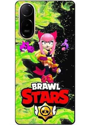 Силіконовий бампер чохол для xiaomi poco c81 pro з героєм бравл мелоді brawl
