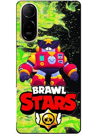 Чехол силиконовый бампер для xiaomi poco c81 pro с героем бравл вольт brawl