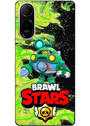 Чехол силиконовый бампер для xiaomi poco c81 pro с героем бравл перл brawl