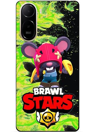 Чехол силиконовый бампер для xiaomi poco c81 pro с героем бравл мо brawl
