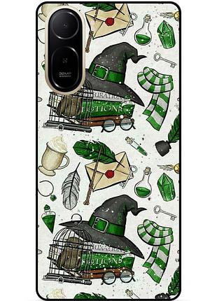 Чехол силиконовый бампер для xiaomi poco c81 pro с картинкой слизерин slytherin гарри поттер harry potter