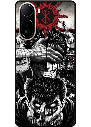 Силиконовый бампер чехол для xiaomi poco c81 pro с картинкой berserk берсерк манга