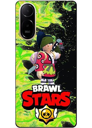 Чехол силиконовый бампер для xiaomi poco c81 pro с героем бравл кендзи brawl