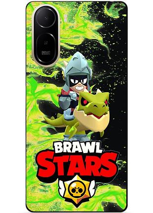 Чехол силиконовый бампер для xiaomi poco c81 pro с героем бравл драко brawl