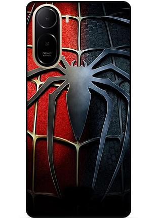 Силіконовий чохол бампер для xiaomi poco c81 pro з малюнком людина-павук spider man