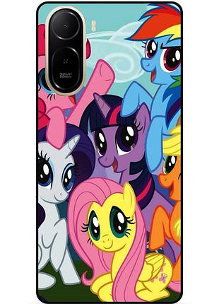 Силіконовий бампер чохол для xiaomi poco c81 pro з малюнком мій маленький поні my little pony