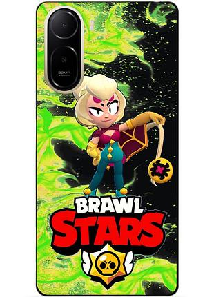 Чехол силиконовый бампер для xiaomi poco c81 pro с героем бравл чарли brawl