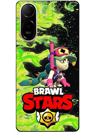 Чехол силиконовый бампер для xiaomi poco c81 pro с героем бравл алли brawl