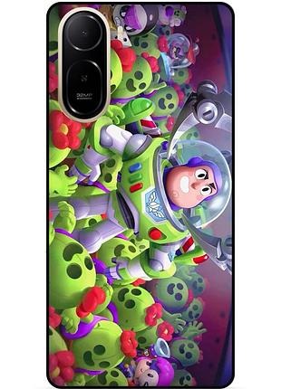 Силиконовый чехол бампер для xiaomi poco c81 pro с картинкой базз лайтер бравл buzz lightyear brawl