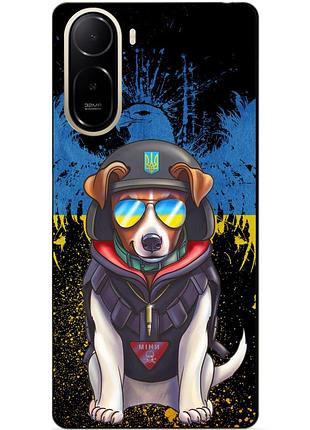 Чехол силиконовый бампер для xiaomi poco c81 pro с рисунком пес патрон
