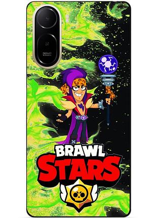 Силіконовий бампер чохол для xiaomi poco c81 pro з героєм бравл зіггі brawl