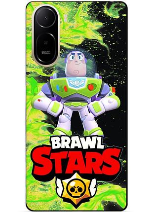 Чехол силиконовый бампер для xiaomi poco c81 pro с героем бравл базз лайтер brawl