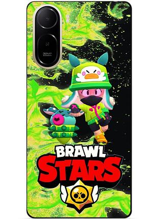 Чехол силиконовый бампер для xiaomi poco c81 pro с героем бравл джеки brawl