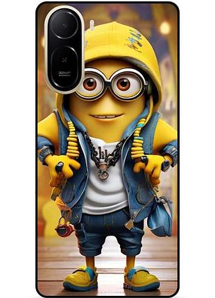 Силіконовий чохол бампер для xiaomi poco c81 pro з малюнком міньйон боб minion