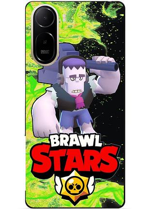 Силіконовий бампер чохол для xiaomi poco c81 pro з героєм бравл френк brawl
