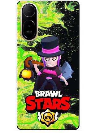 Чехол силиконовый бампер для xiaomi poco c81 pro с героем бравл мортис brawl