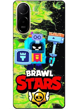Силіконовий бампер чохол для xiaomi poco c81 pro з героєм бравл еш brawl