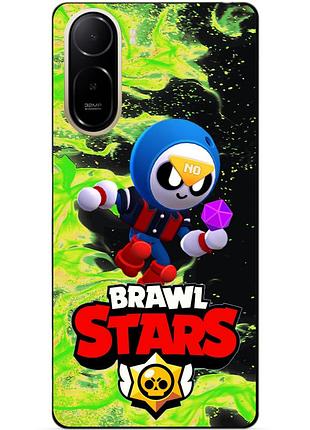 Силіконовий бампер чохол для xiaomi poco c81 pro з героєм бравл міпл brawl