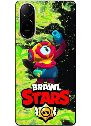 Силіконовий бампер чохол для xiaomi poco c81 pro з героєм бравл отіс brawl