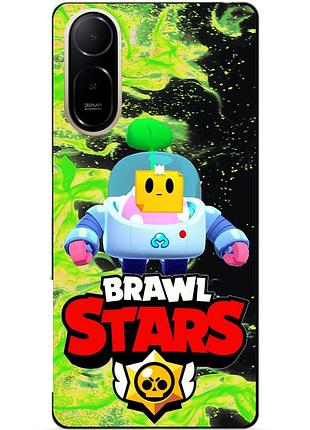 Силіконовий бампер чохол для xiaomi poco c81 pro з героєм бравл спраут brawl