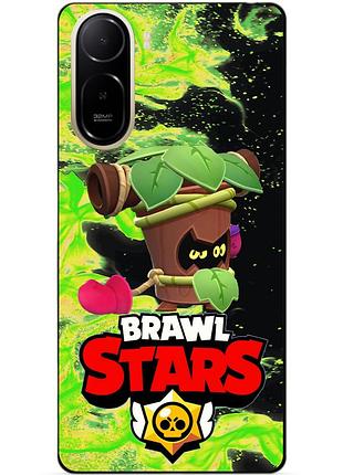 Силіконовий бампер чохол для xiaomi poco c81 pro з героєм бравл транк brawl