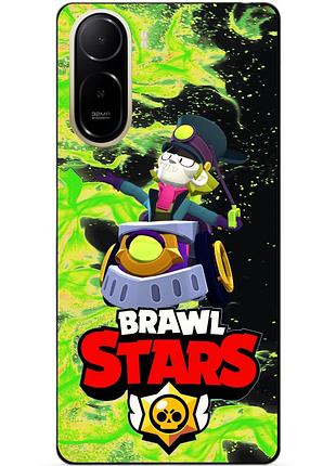 Силіконовий бампер чохол для xiaomi poco c81 pro з героєм бравл чак brawl