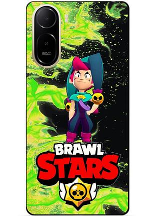 Силіконовий бампер чохол для xiaomi poco c81 pro з героєм бравл честер brawl