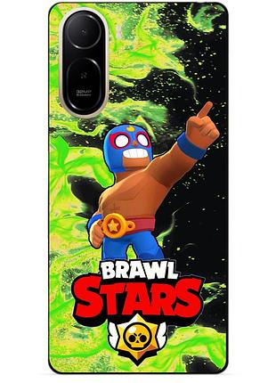 Силіконовий бампер чохол для xiaomi poco c81 pro з героєм бравл ель примо brawl