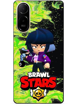 Силіконовий бампер чохол для xiaomi poco c81 pro з героєм бравл бібі brawl