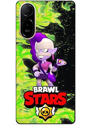 Чехол силиконовый бампер для xiaomi poco c81 pro с героем бравл эмз brawl