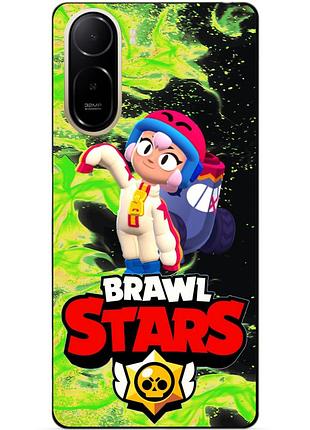 Чехол силиконовый бампер для xiaomi poco c81 pro с героем бравл бонни brawl