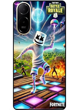 Чехол силиконовый бампер для xiaomi poco c81 pro игра fortnite фортнайт