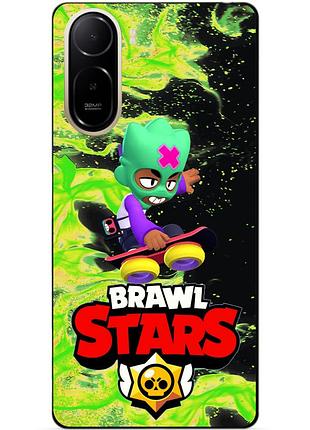 Чехол силиконовый бампер для xiaomi poco c81 pro с героем бравл олли brawl
