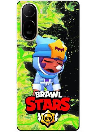 Чехол силиконовый бампер для xiaomi poco c81 pro с героем бравл сонный сэнди brawl