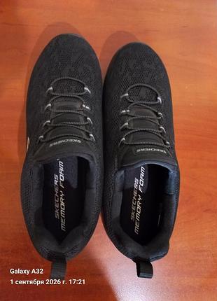 Кросівки жіночі skechers kw5335 роз 37.5, чорний