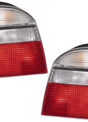 Фонари задние volkswagen golf 3 1991-1996 бело-красные, комплект 2 шт, hella, 9el 006 220-921