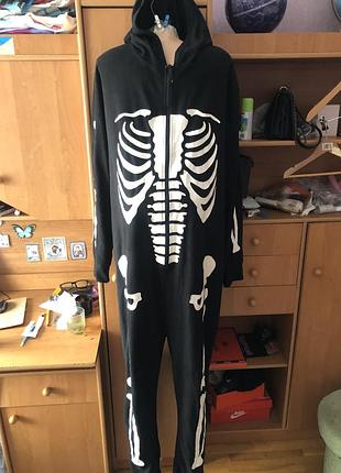 Слип, кигуруми, пижама, xl-2xl. 179-190. кости. primark.