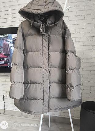 Куртка пуховик из итальяли ххл-4хл, оверсайз