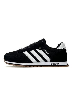 Чоловічі кросівки adidas cl black white