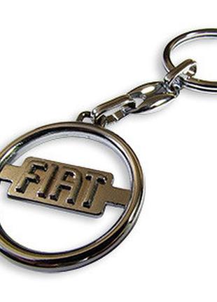 Брелок для ключів fiat метал/хром