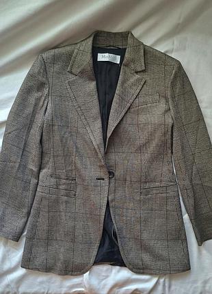 Новый пиджак из шерсти max mara